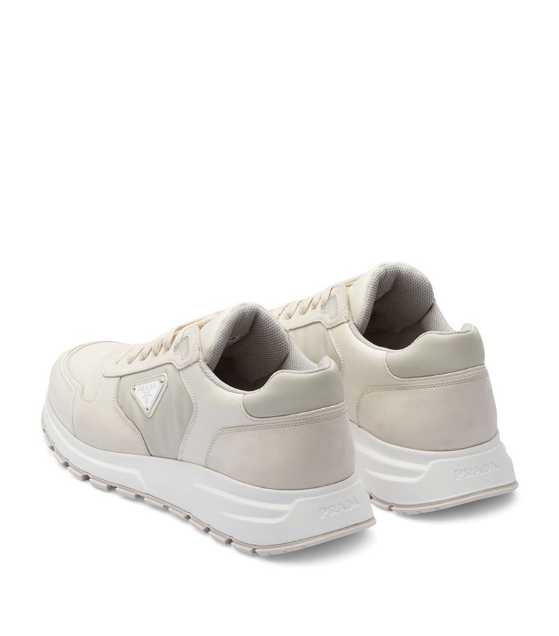 GIÀY PRADA Nubuck and Nylon Sneakers