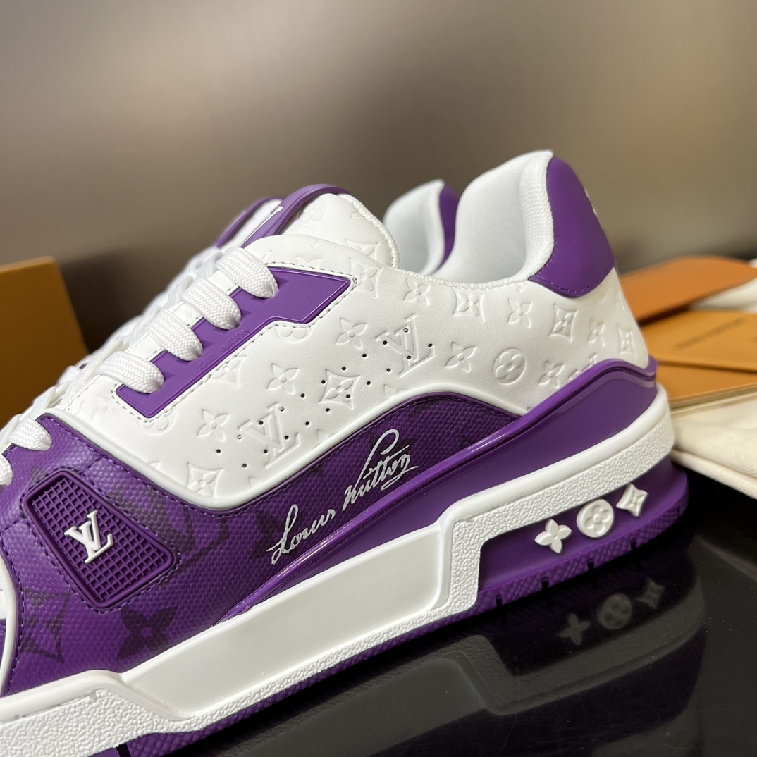 GIÀY LOUIS VUITTON TRAINER MONOGRAM SNEAKERS SHOES AAA