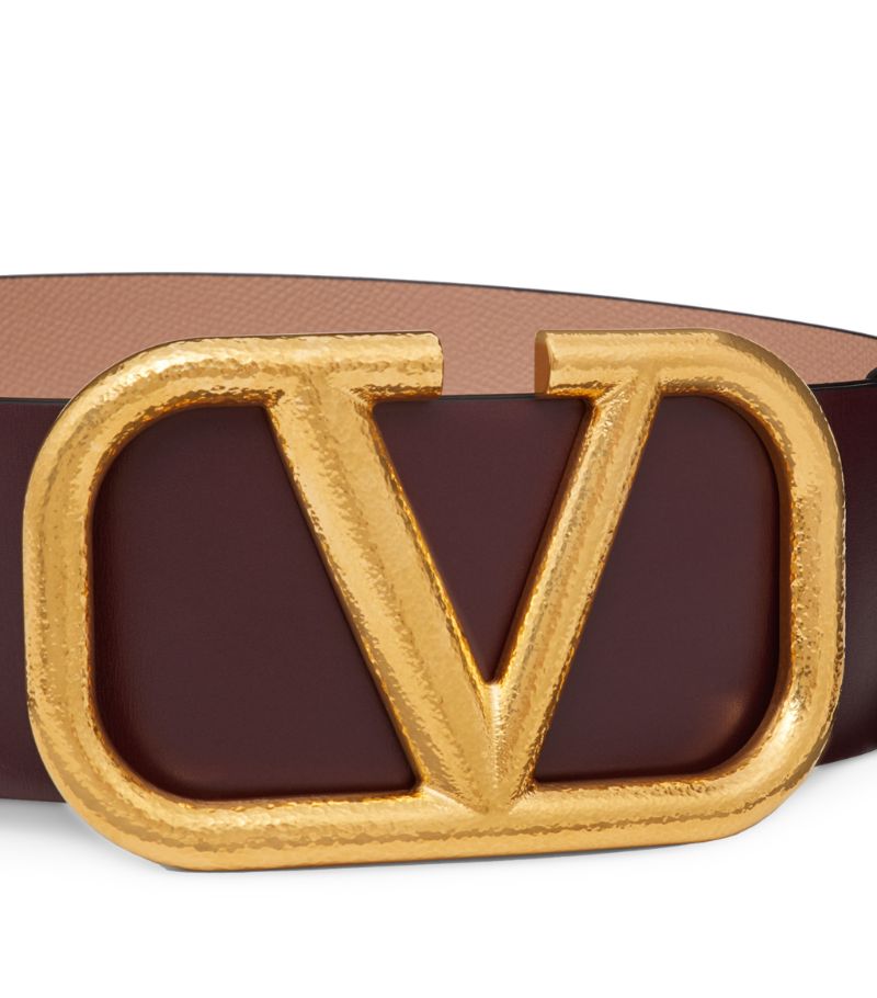DÂY LƯNG VALENTINO GARAVANI  Leather Vlogo Belt