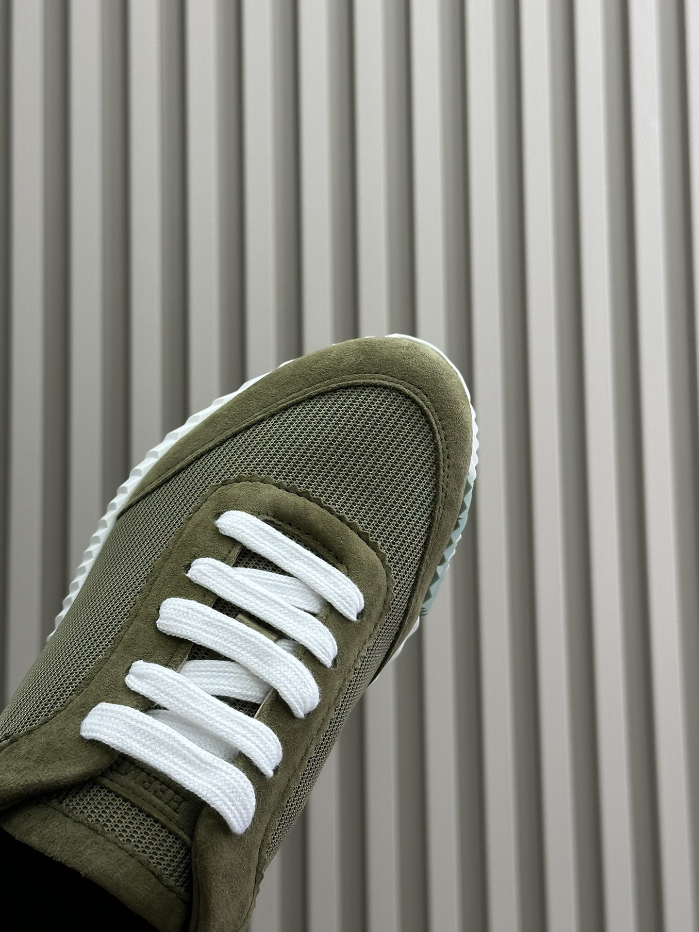 GIÀY HERMES BOUNCING SNEAKER LOW SPORTS OLIVE