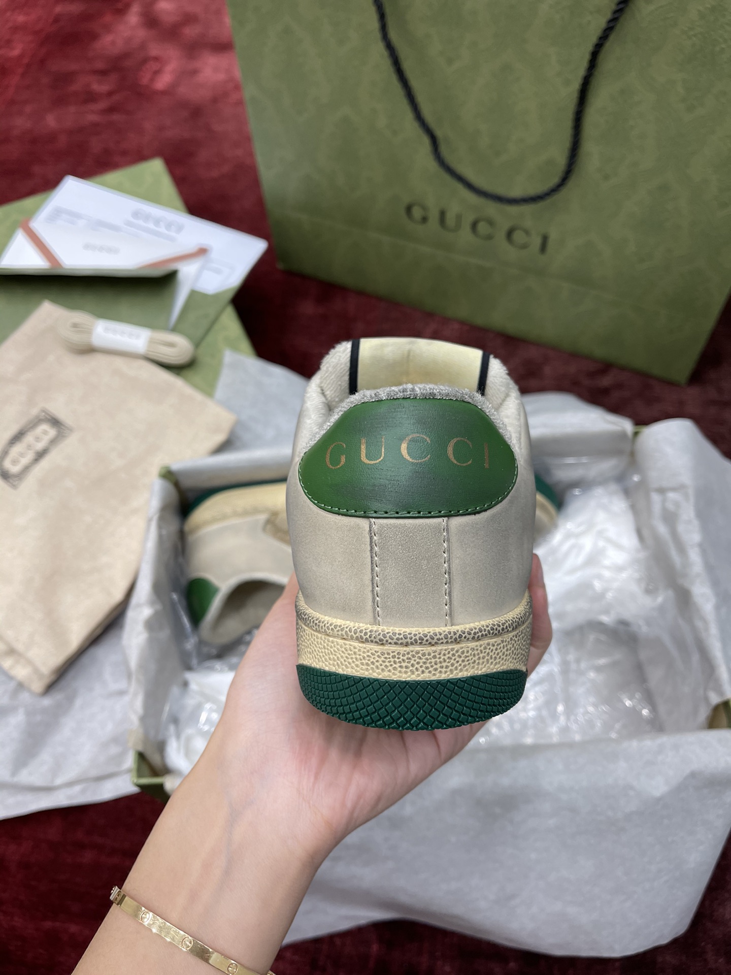 GIÀY GUCCI SCREENER SNEAKER SHOES AAA