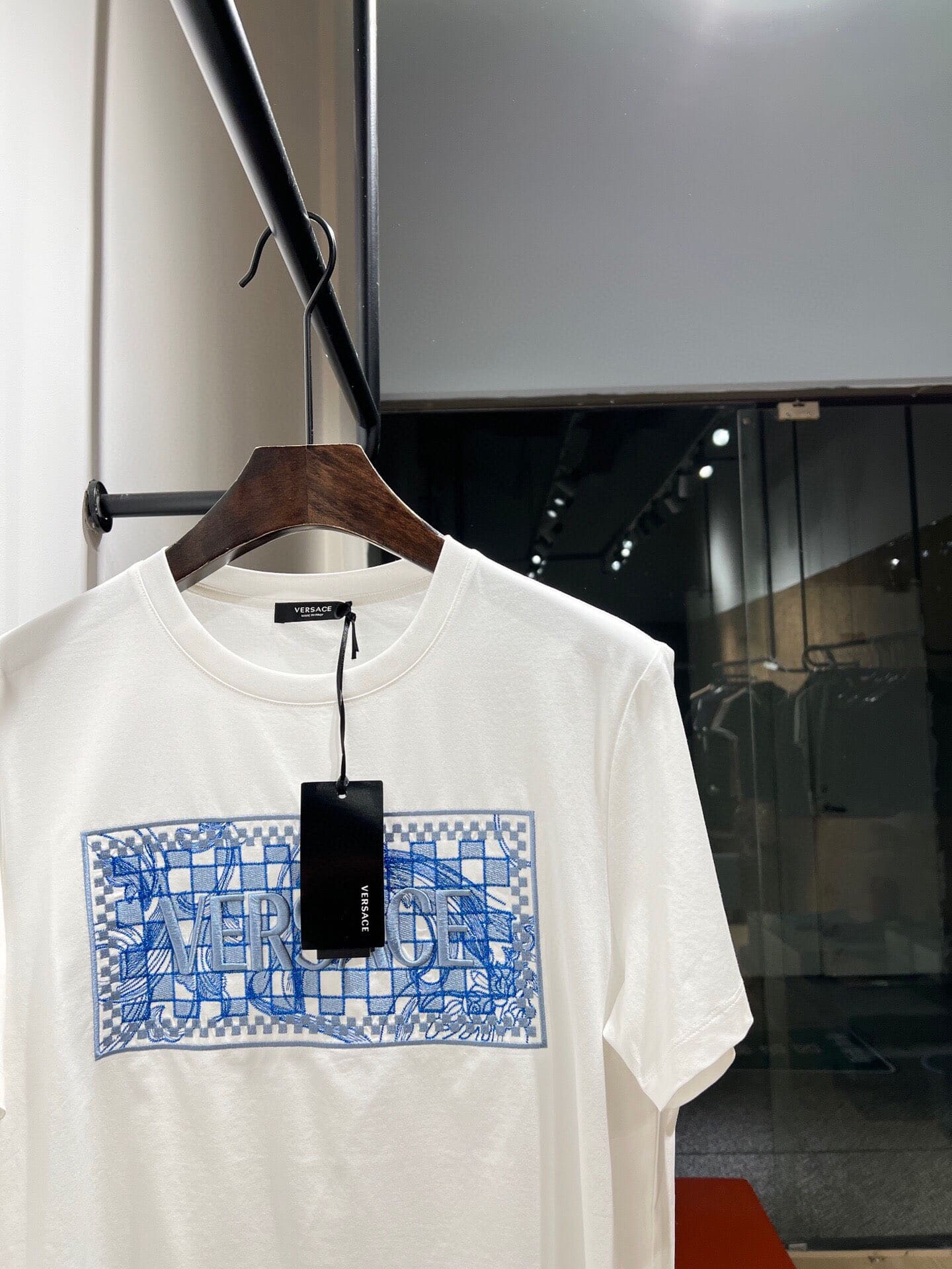 ÁO VERSACE LOGO T SHIRT WHITE