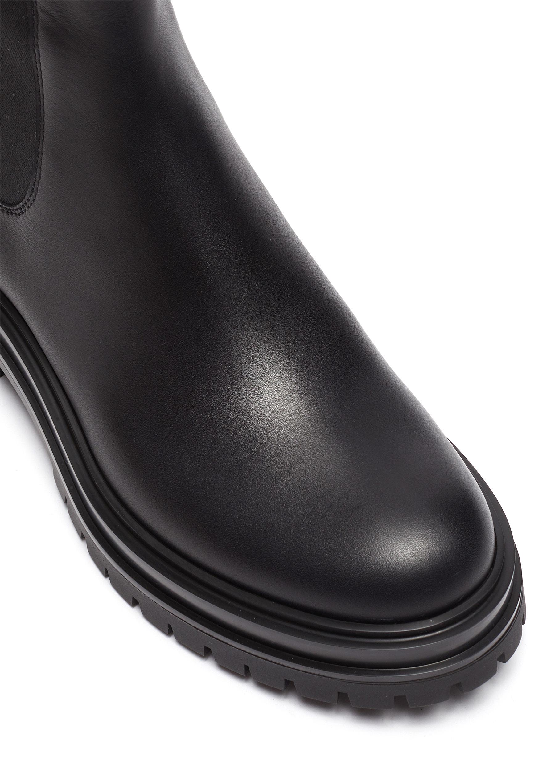 GIÀY GIANVITO ROSSI CHESTER' LEATHER CHELSEA BOOTS