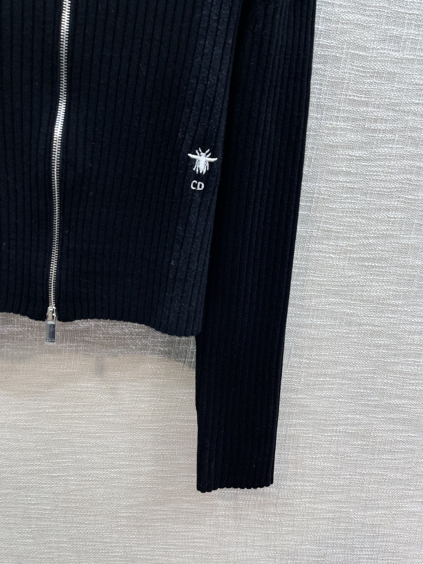 ÁO DIOR Cardigan Black Sweater