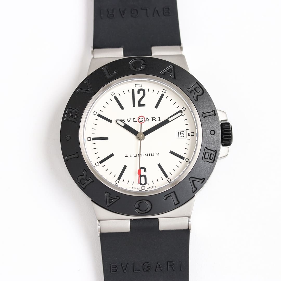 Đồng hồ BVLGARI Aluminium Automatic mặt số màu trắng
