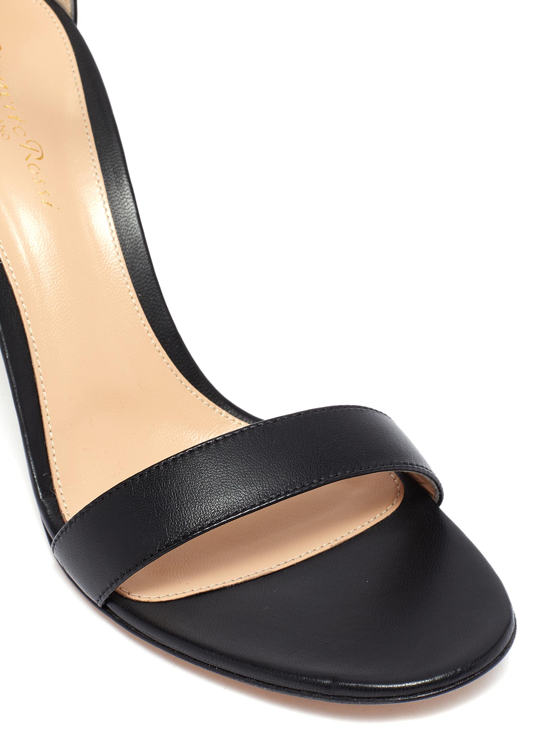 GIÀY GIANVITO ROSSI 'PORTOFINO 85' ANKLE STRAP HEELED SANDALS