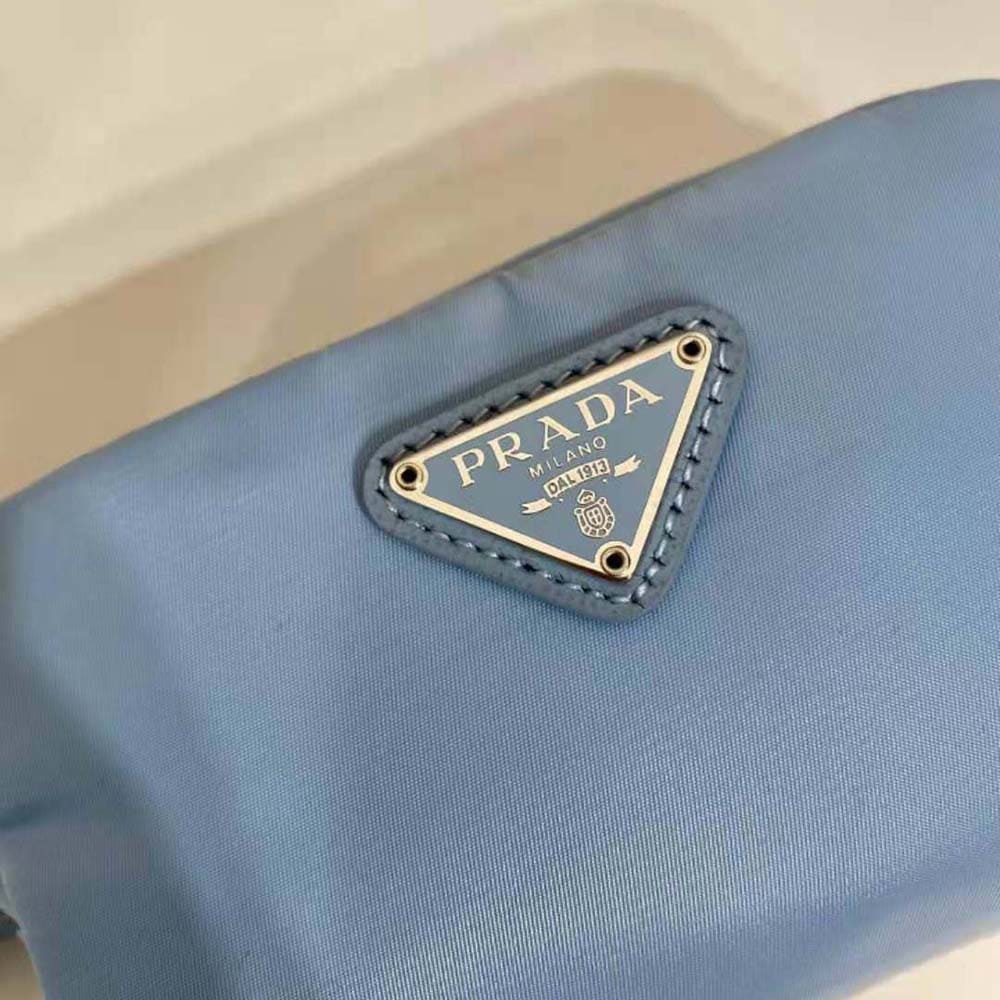 TÚI Prada Women Small Re-Nylon Wallet-Blue