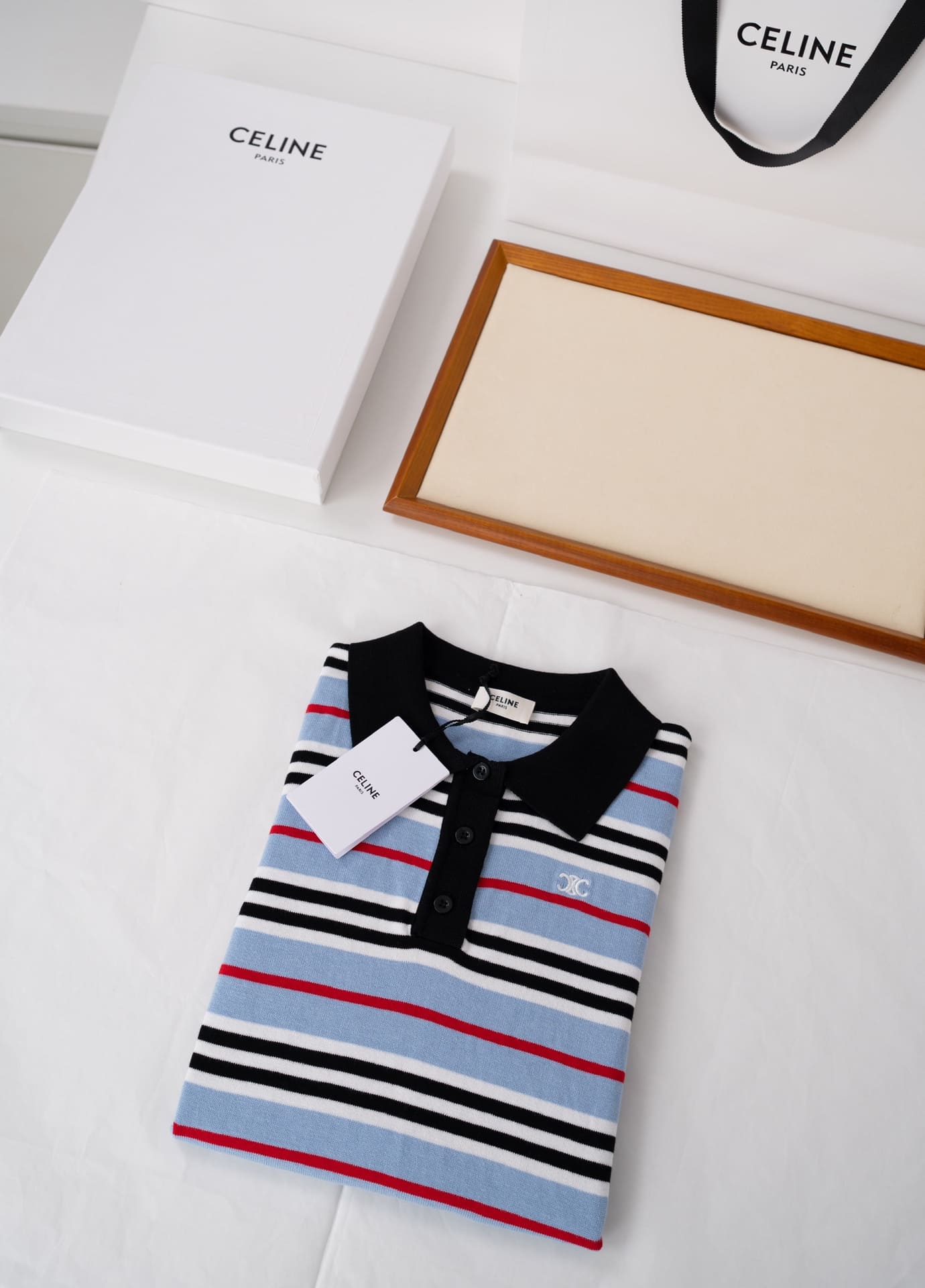 ÁO MIU MIU POLO - SHIRT DỆT KIM