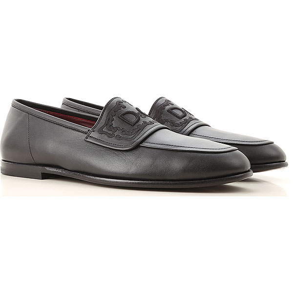 DOLCE & GABBANA COWHIDE LEATHER LOAFER