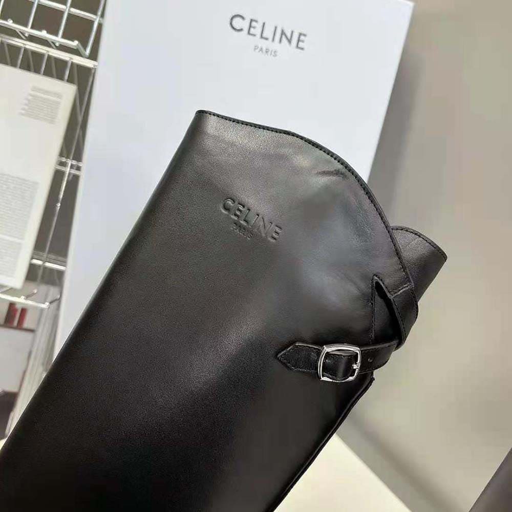 GIÀY Celine Women Bulky High Boot in Calfskin