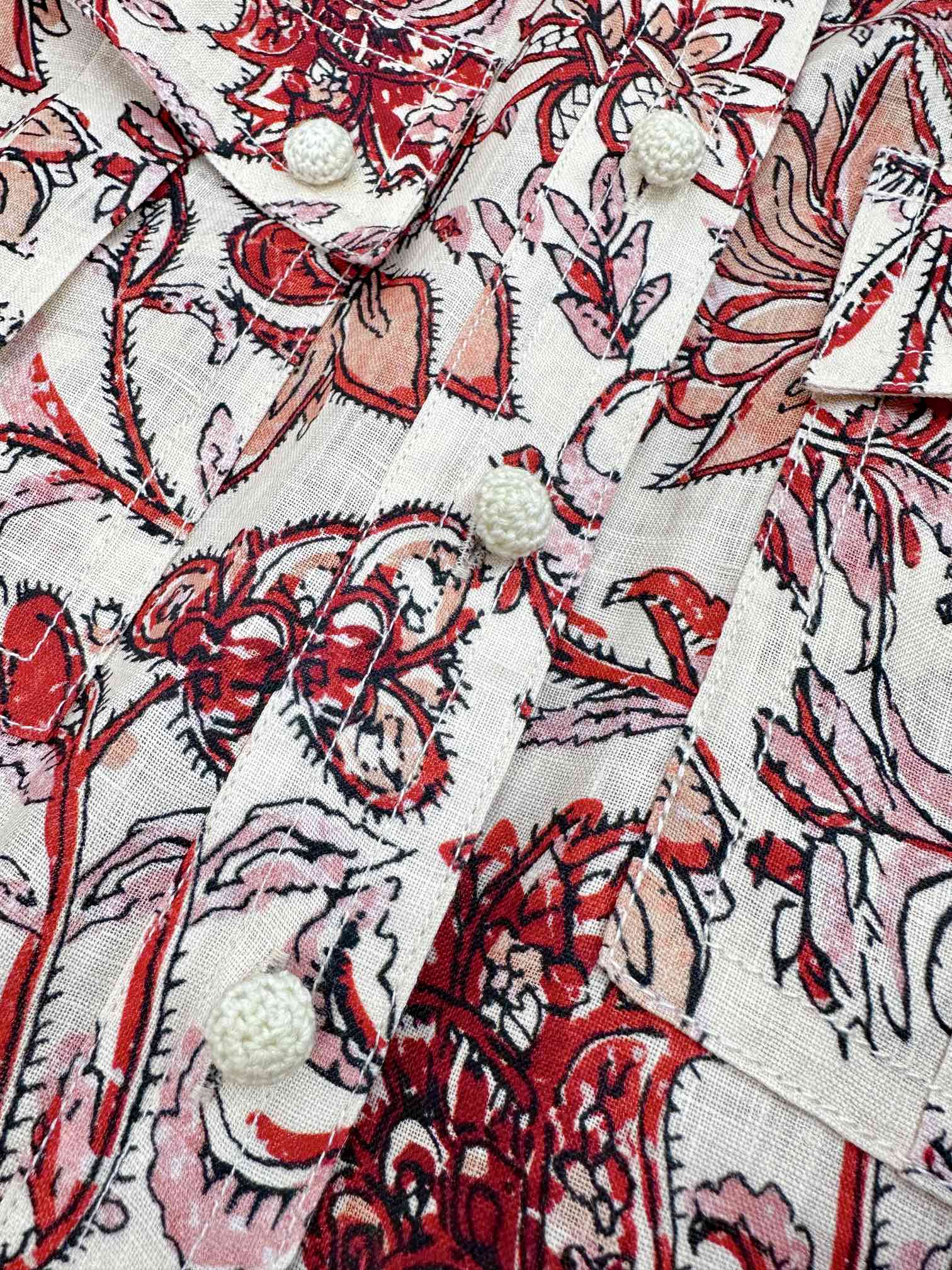 VÁY ZIMMERMANN Red Flower Vintage Dress
