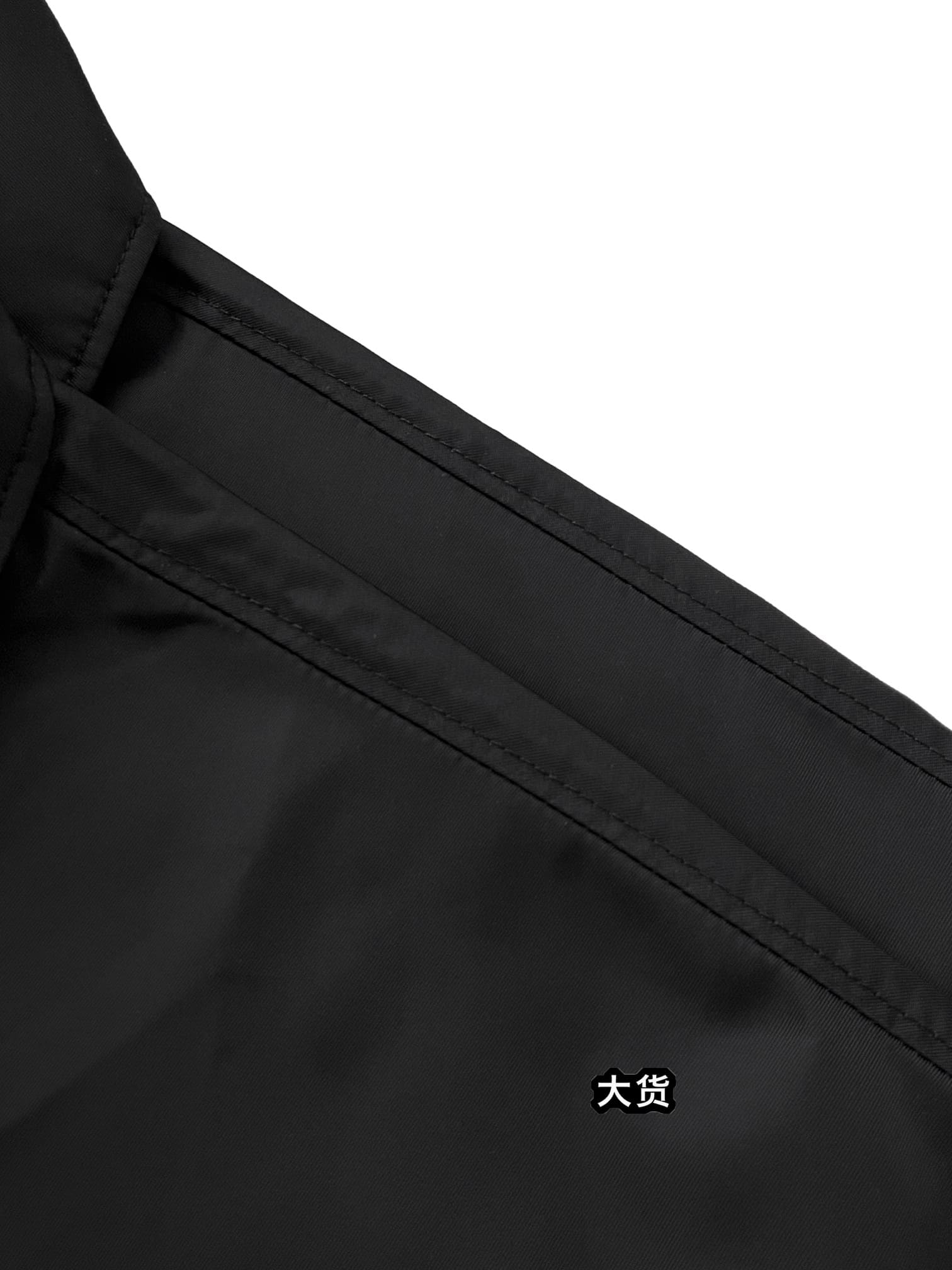 ÁO PRADA SHIRT RE-NYLON MÀU ĐEN UNISEX