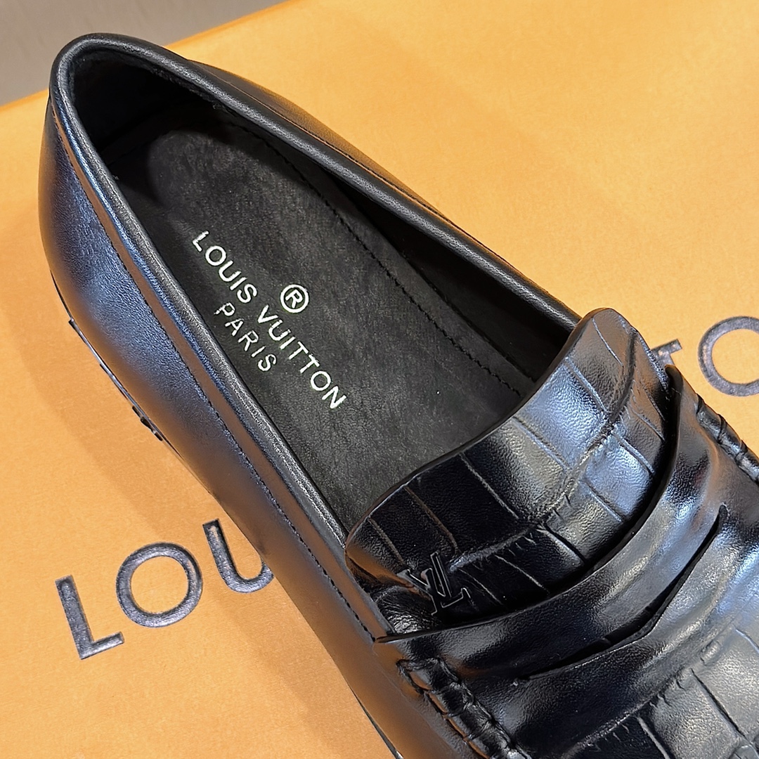 GIÀY LOUIS VUITTON GLOVE LOAFER SHOES AAA