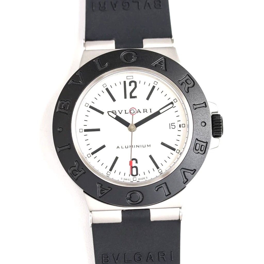 Đồng hồ BVLGARI Aluminium Automatic mặt số màu đen