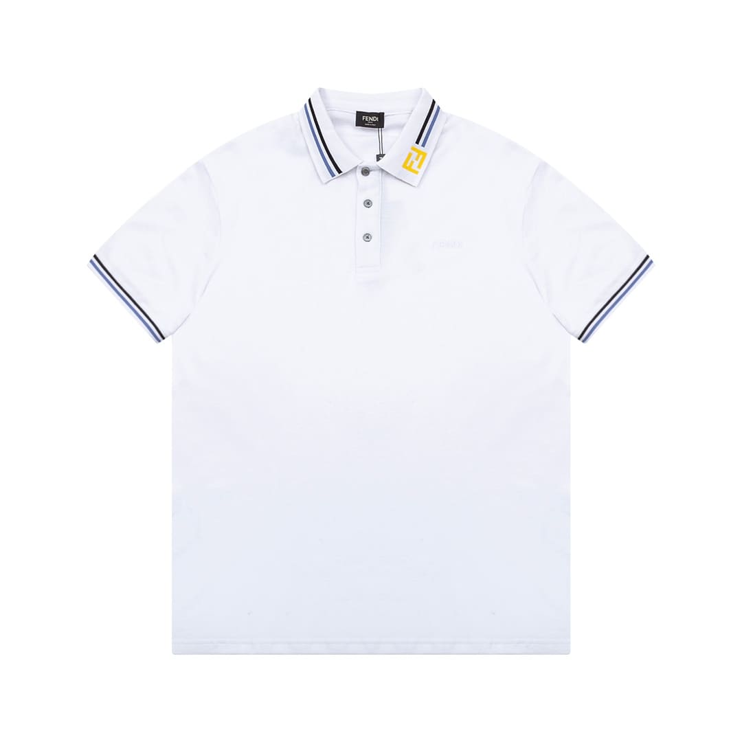 ÁO FENDI POLO SHIRT WHITE MÀU TRẮNG