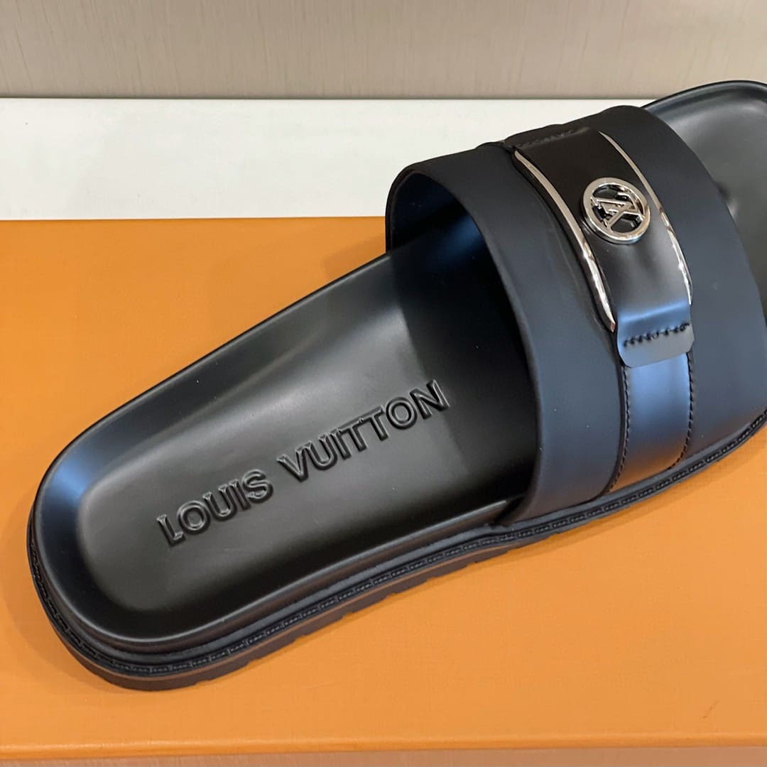 DÉP LOUIS VUITTON LV CIRCLE LOGO SANDAL AAA
