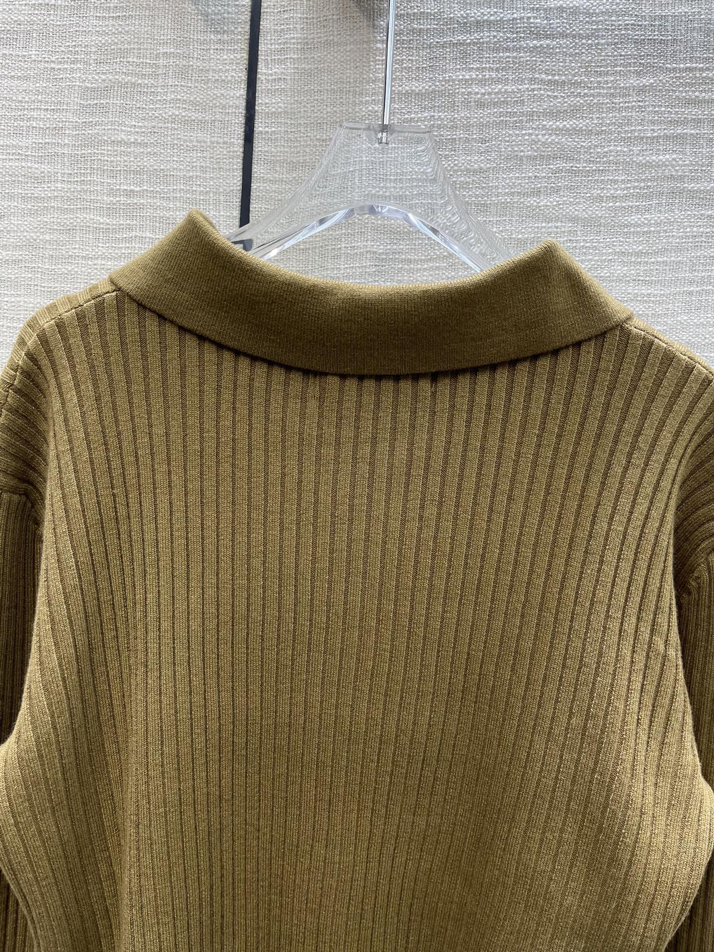 ÁO DIOR Cardigan Brown Sweater