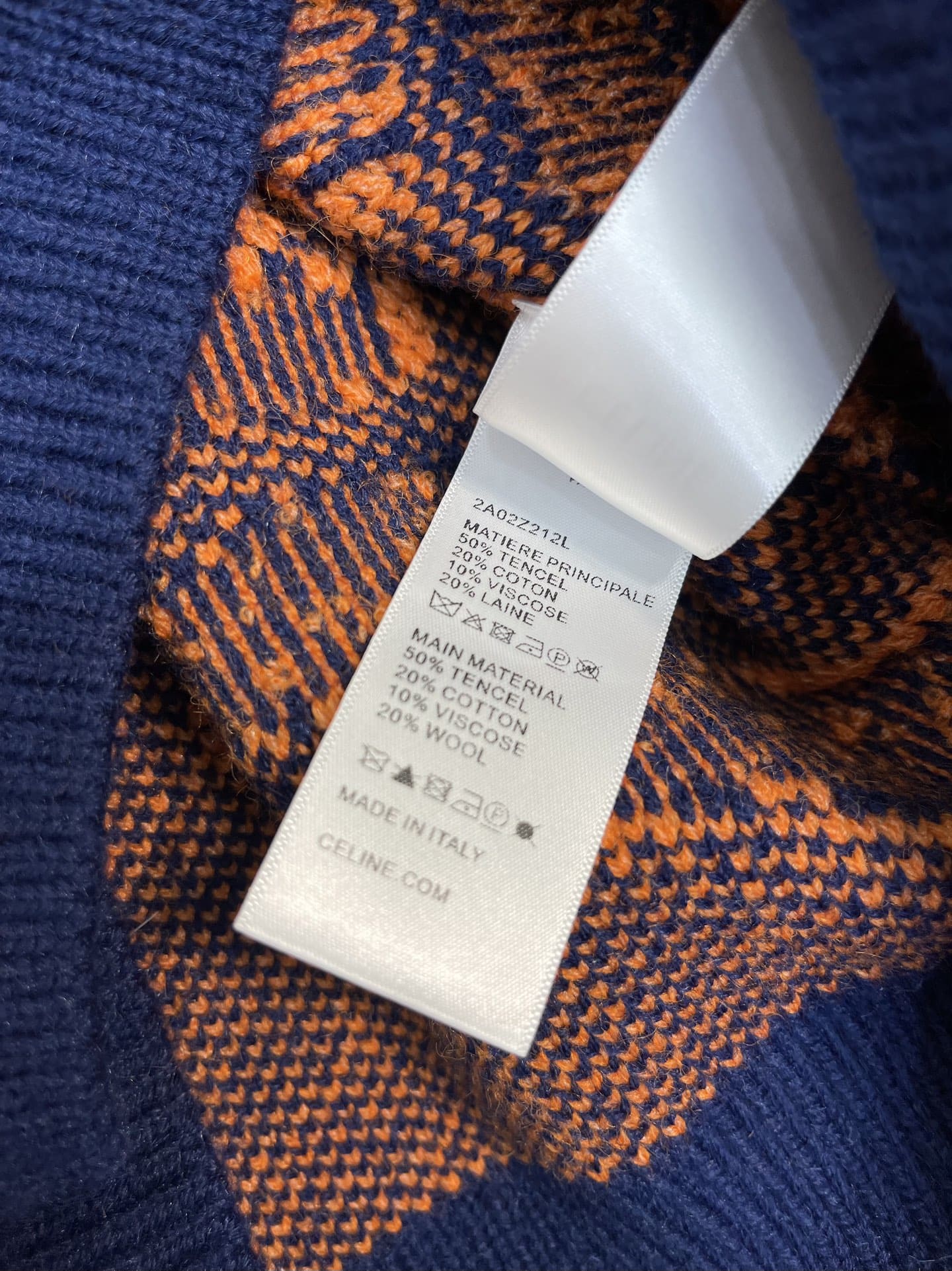 ÁO CELINE Zipped Tiger Print Sweater