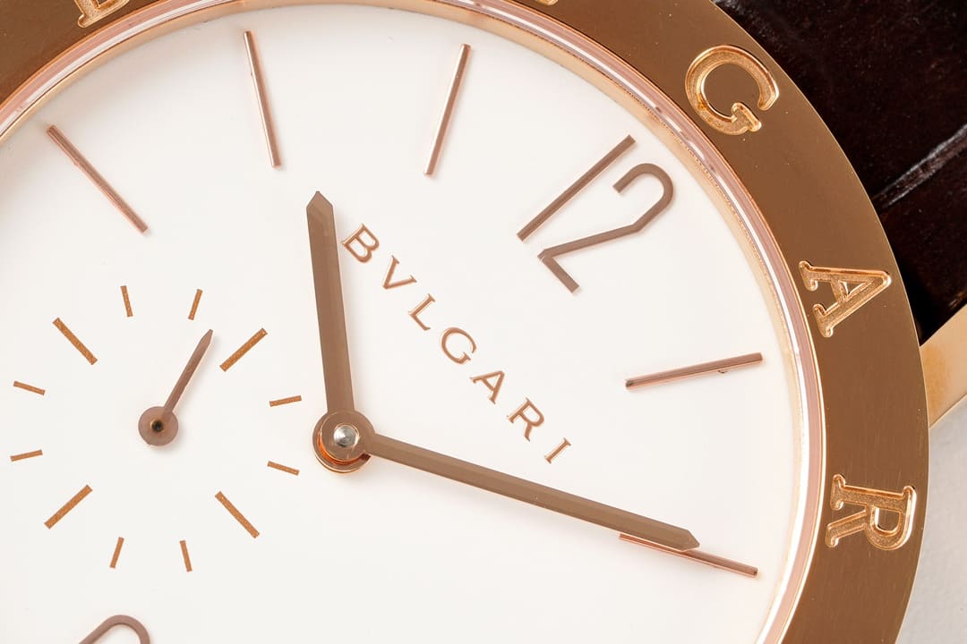 Đồng hồ BVLGARI Roma Automatic Rose Gold mặt số màu trắng