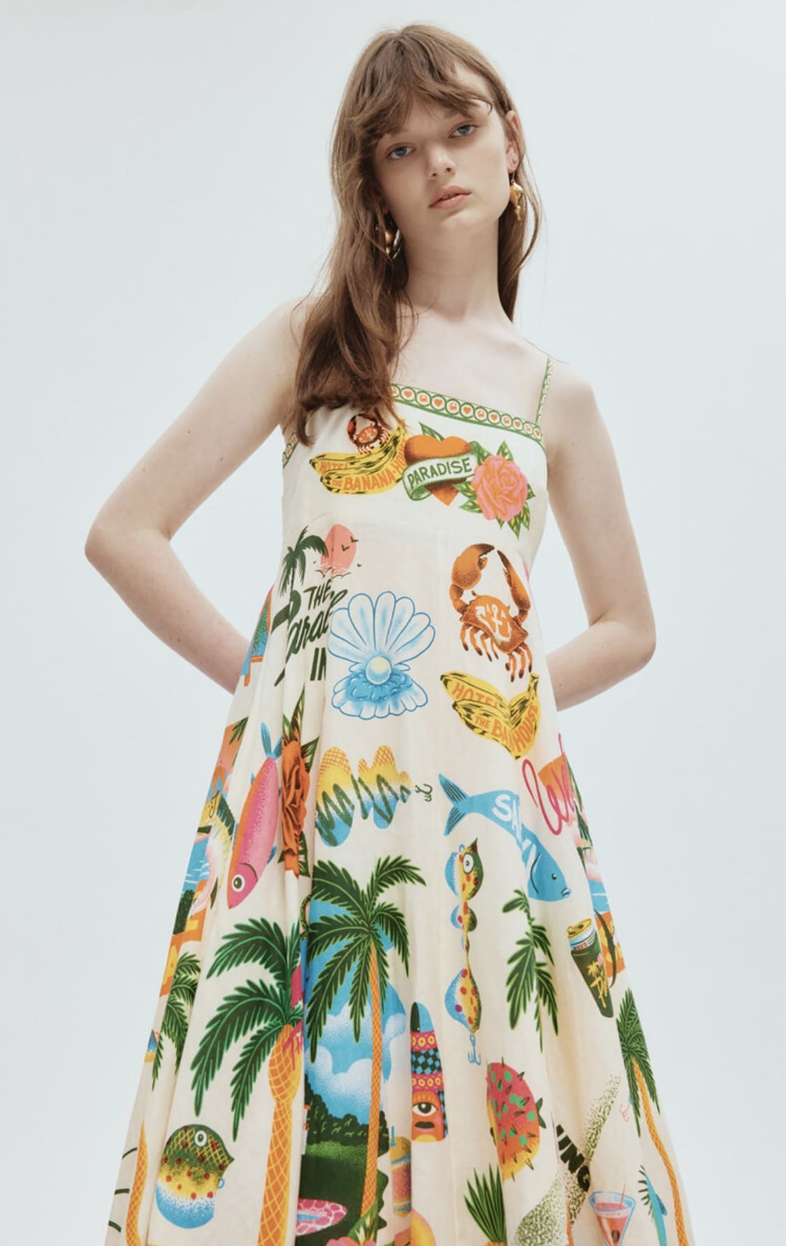 VÁY ALEMAIS HAI DÂY THE PARADISE INN IN LINEN High Classy