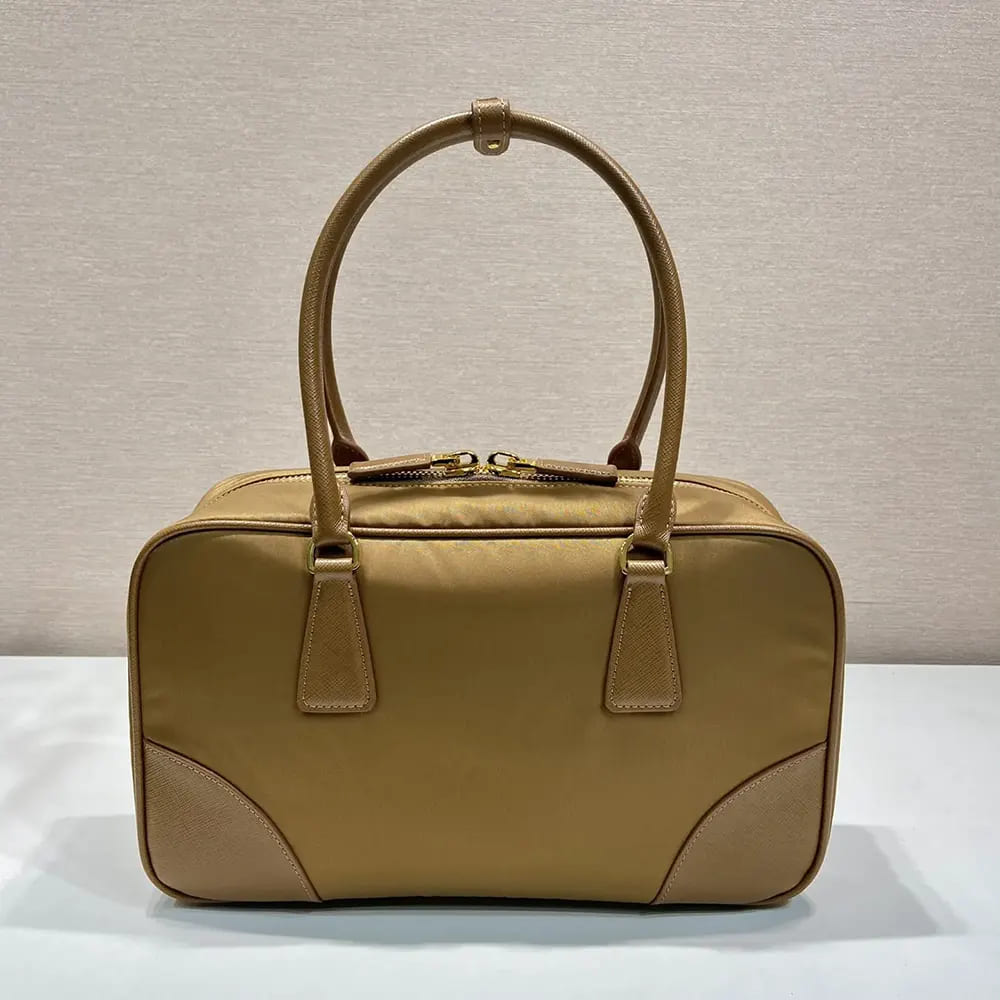 TÚI PRADA Women Re-Edition 1978 Medium Re-Nylon and Saffiano Leather Two-handle Bag-Brown
