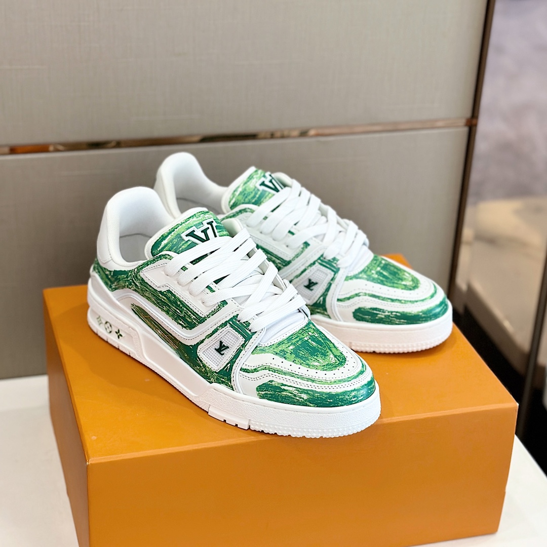 GIÀY LOUIS VUITTON TRAINER MONOGRAM SNEAKERS SHOES AAA