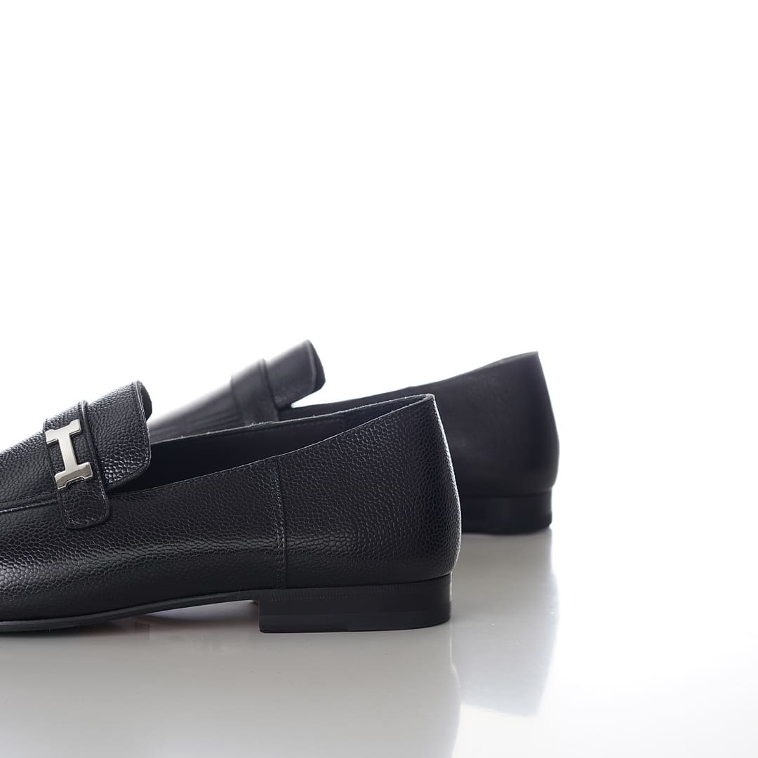 GIÀY HERMES GIOVANNI LOAFER BLACK AAA