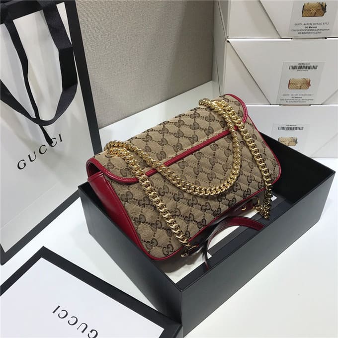 TÚI Gucci GG marmont small shoulder bag red Top Quality