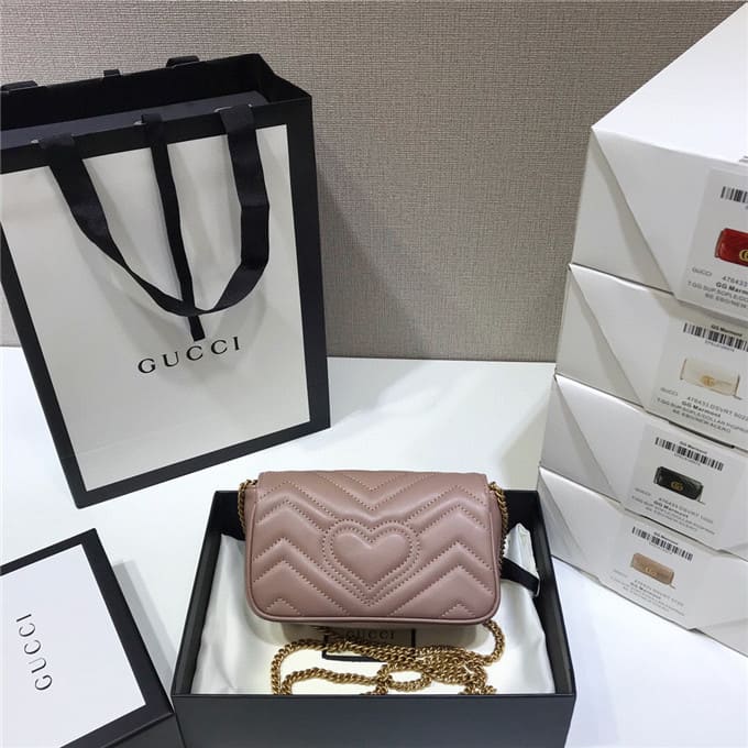 TÚI Gucci GG marmont super mini bag pink Top Quality