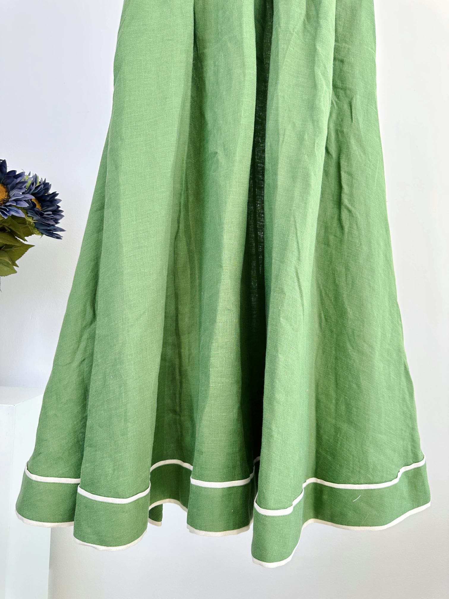 VÁY ZIMMERMANN Green Color Vintage Dress