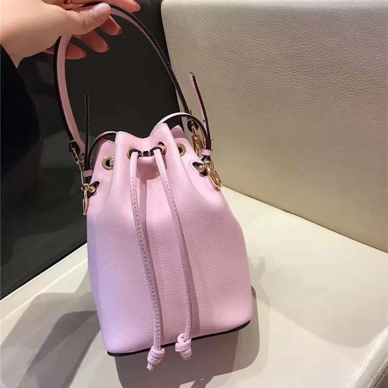 TÚI Fendi Women Mon Tresor Pink Leather Mini-Bag