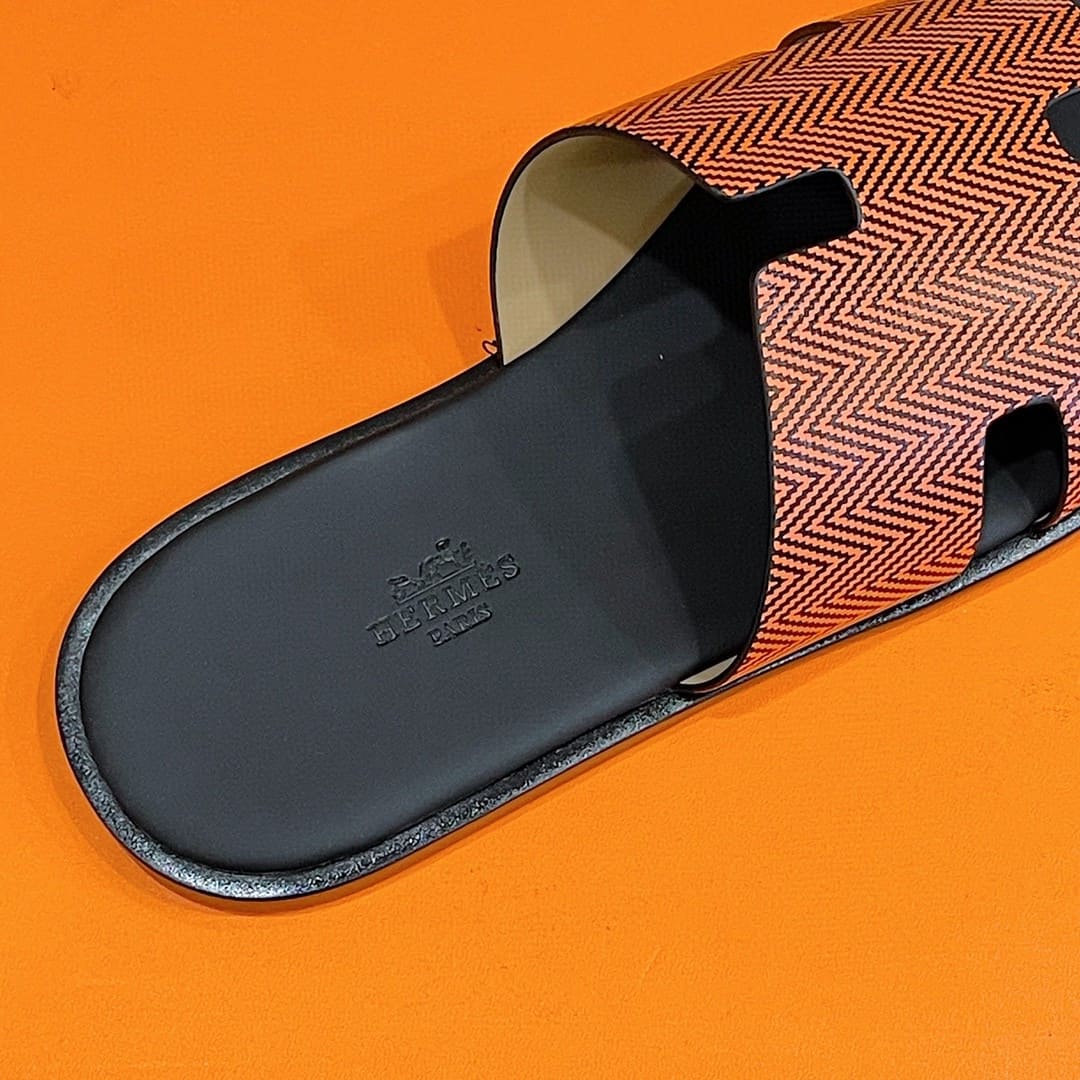 DÉP HERMES IZMIR ORANGE H SANDAL AAA