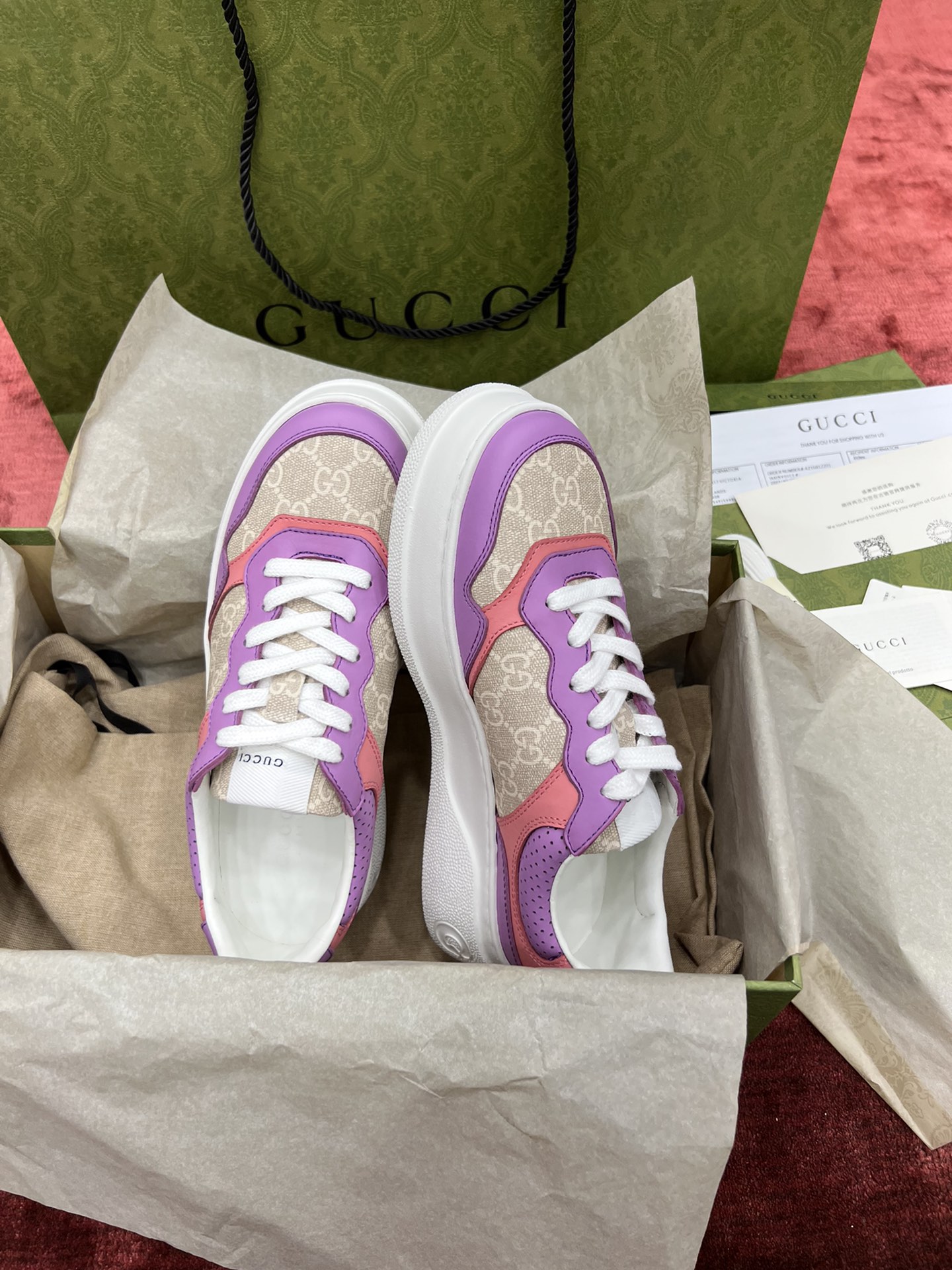 GIÀY GUCCI GG SNEAKER SHOES AAA