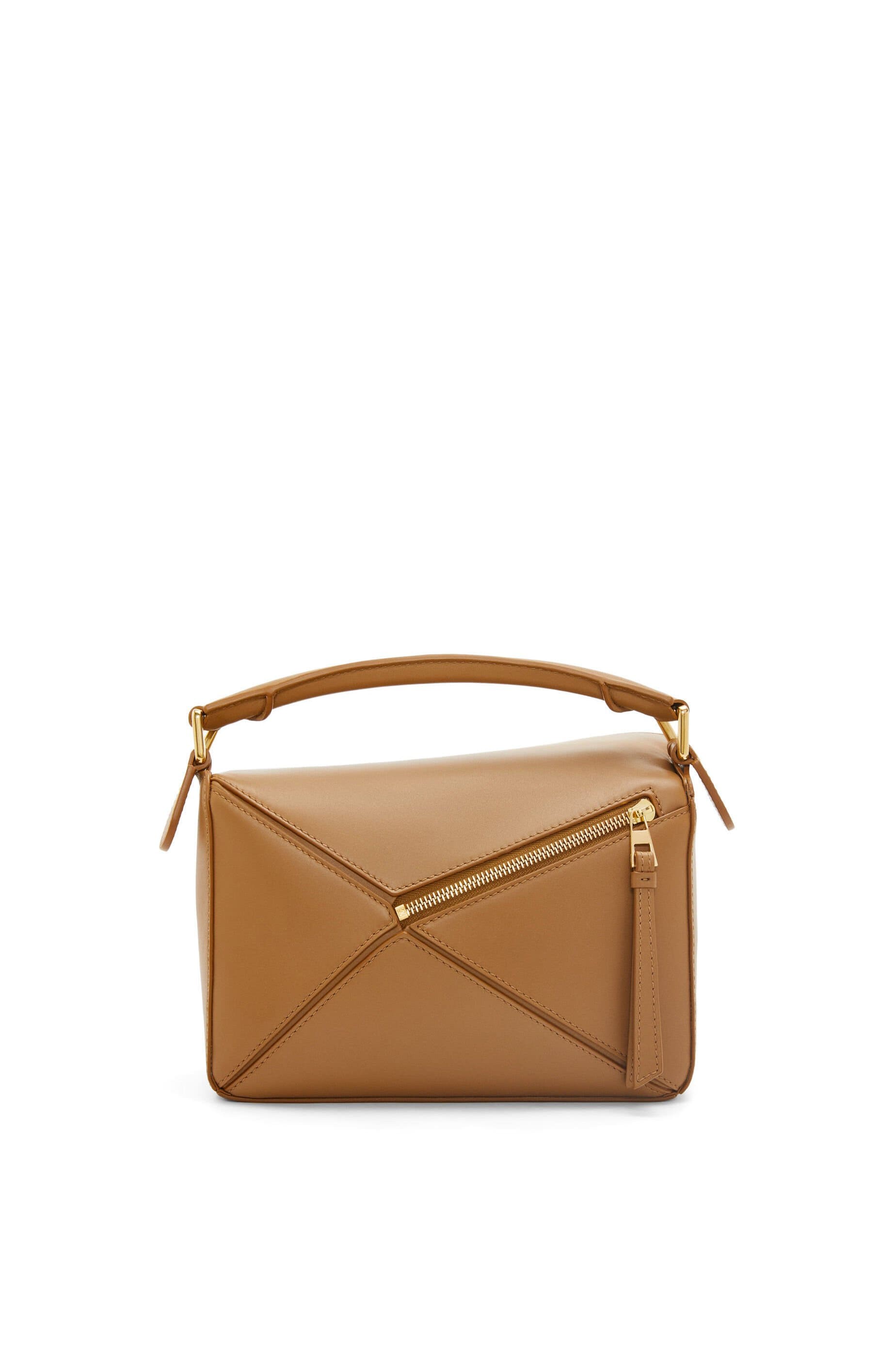 Túi LOEWE Small Puzzle bag in satin calfskin Oak