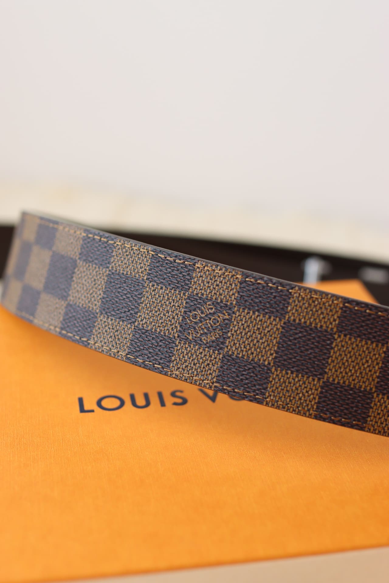 DÂY LƯNG LOUIS VUITTON SQUARE BROWN MONOGRAM Khóa bạc