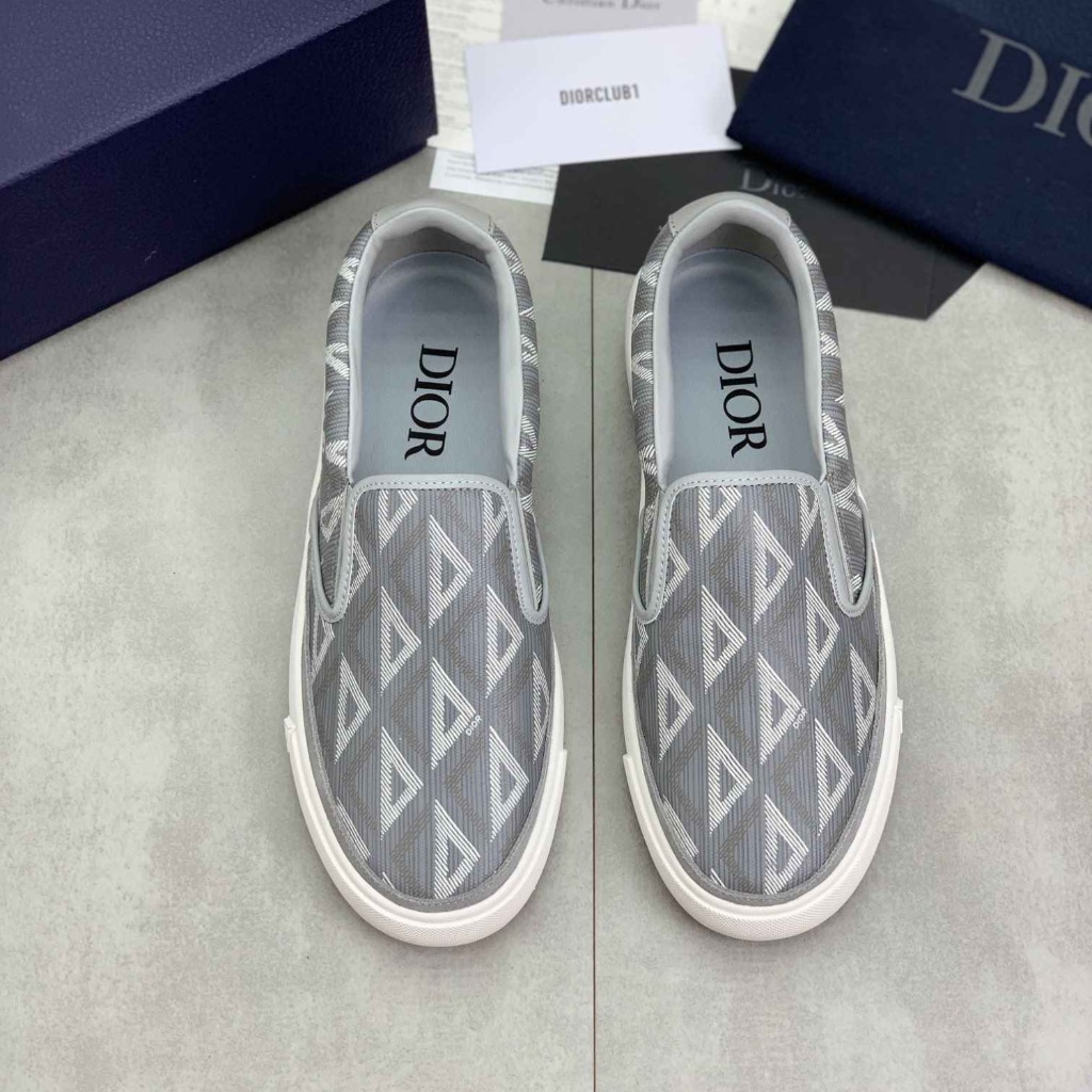 GIÀY CHRISTIAN DIOR LEATHER SLIP ON SHOES AAA