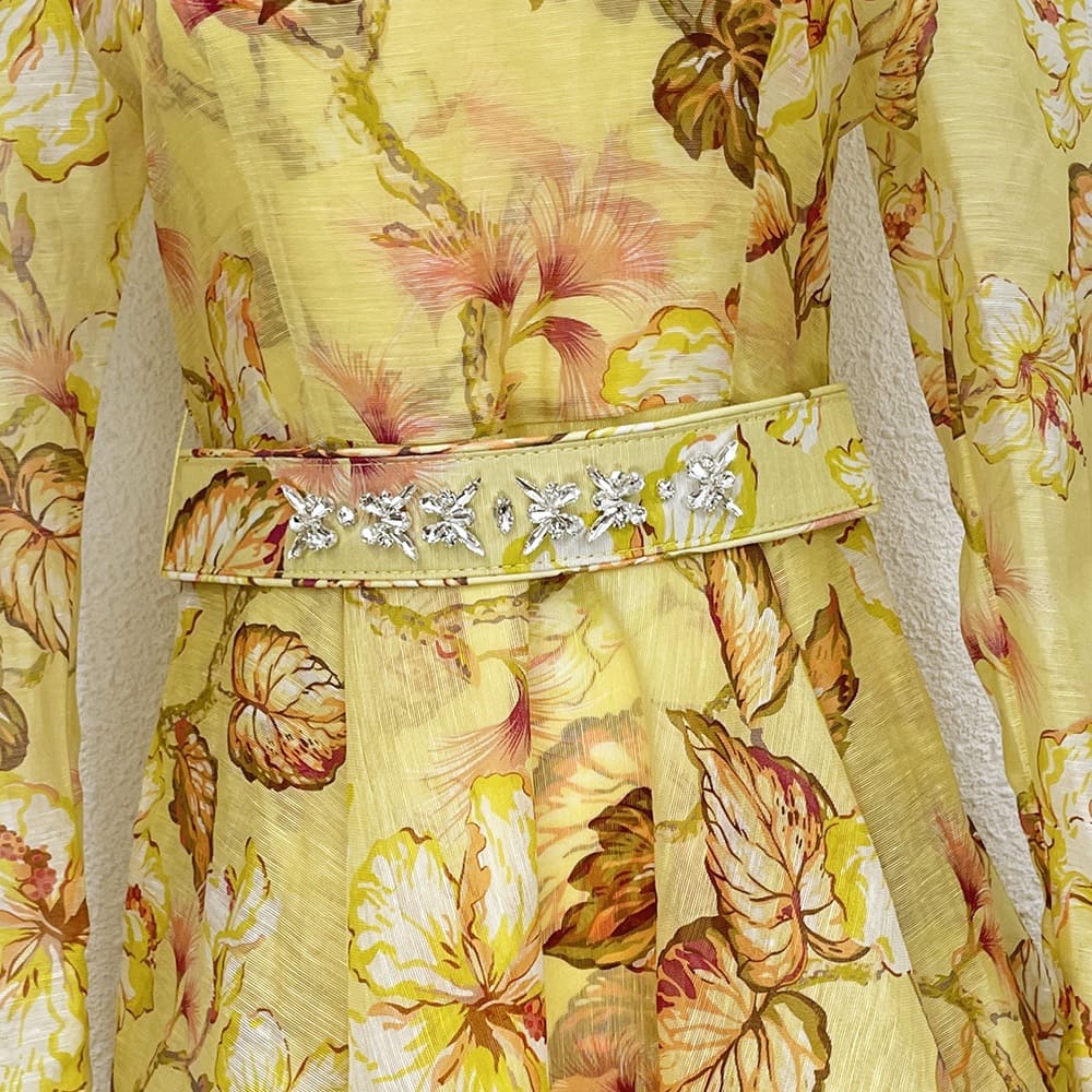 VÁY ZIMMERMANN Flower Vintage Dress High Classy