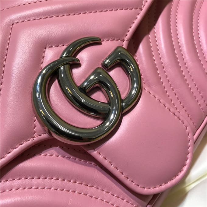 TÚI Gucci GG marmont small shoulder bag pink Top Quality