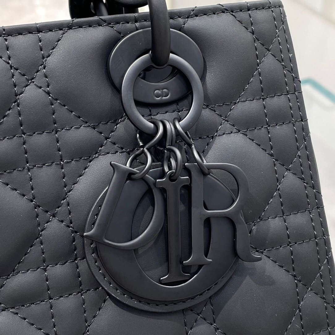 TÚI CHRISTIAN DIOR Lady Dior Bag Black Cannage Lambskin Top Quality
