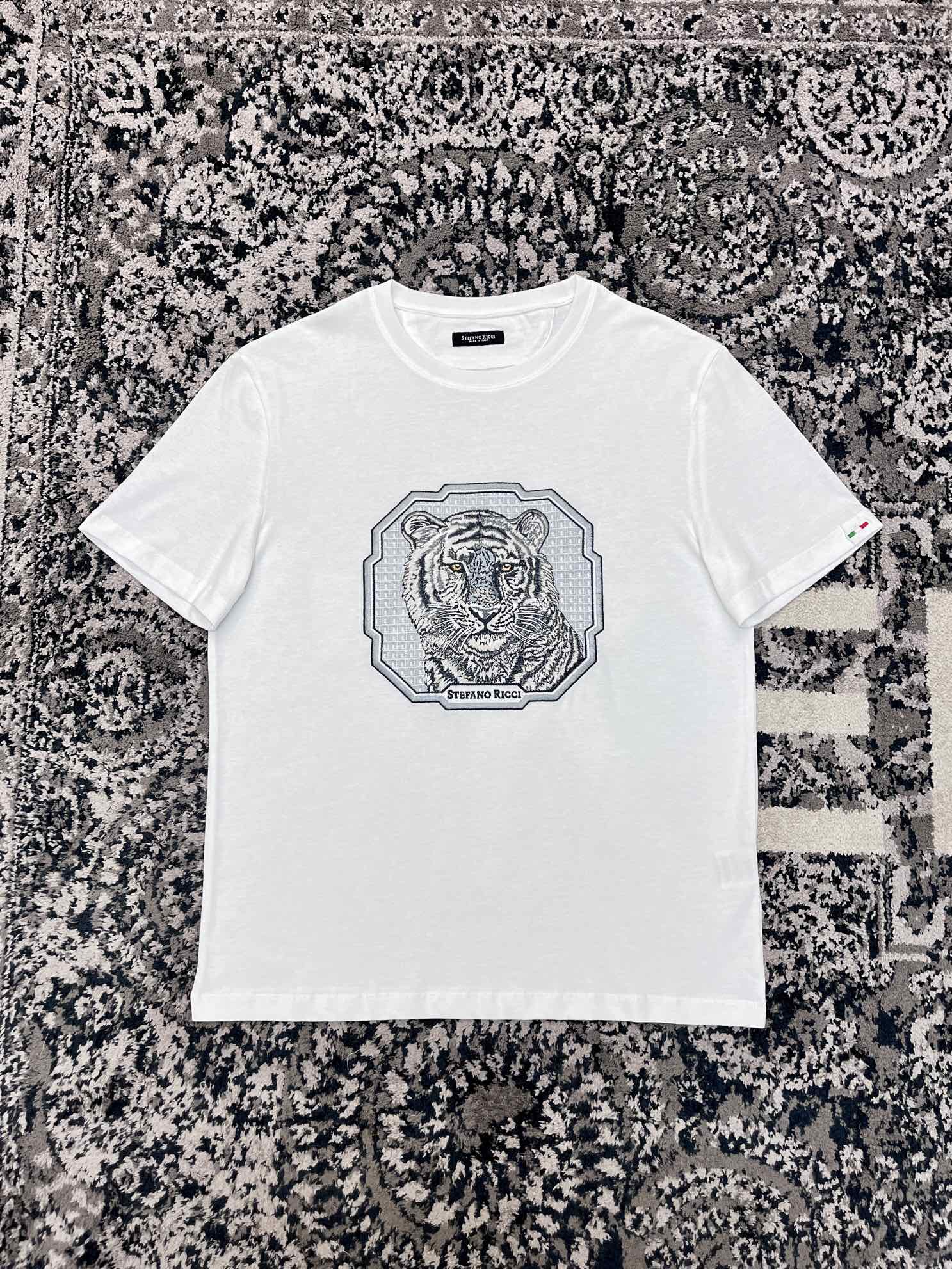 ÁO STEFANO RICCI TIGER Logo T-Shirt