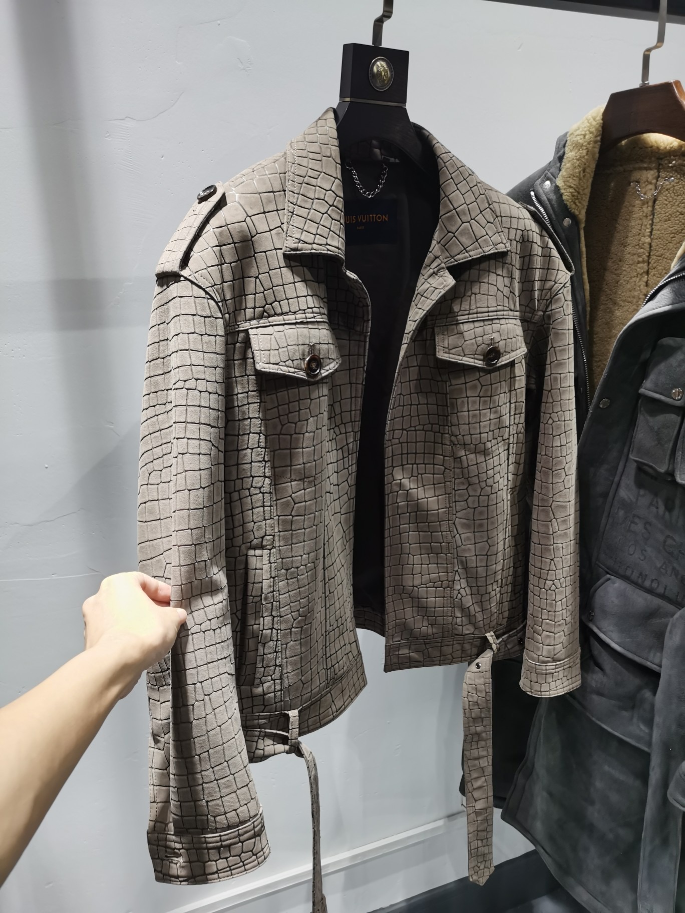 ÁO LOUIS VUITTON LEATHER JACKET