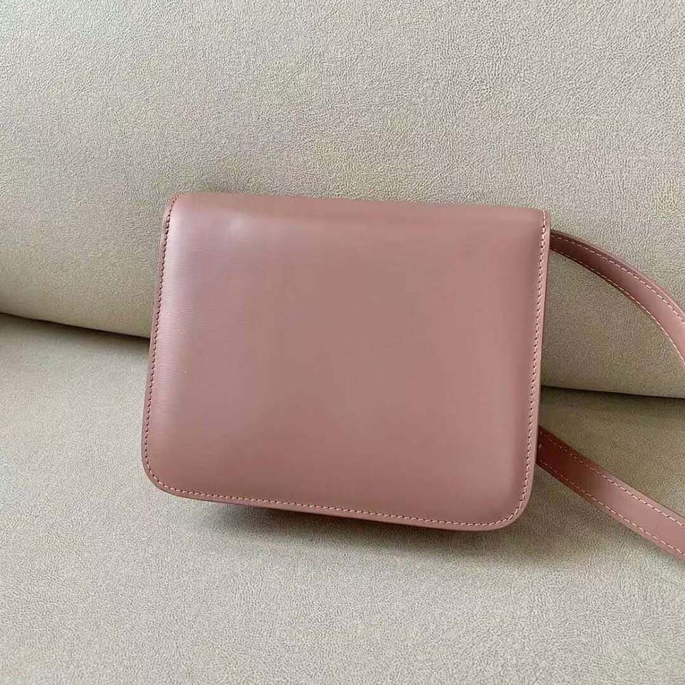TÚI Celine Women Teen Classic Bag in Box Calfskin-Pink