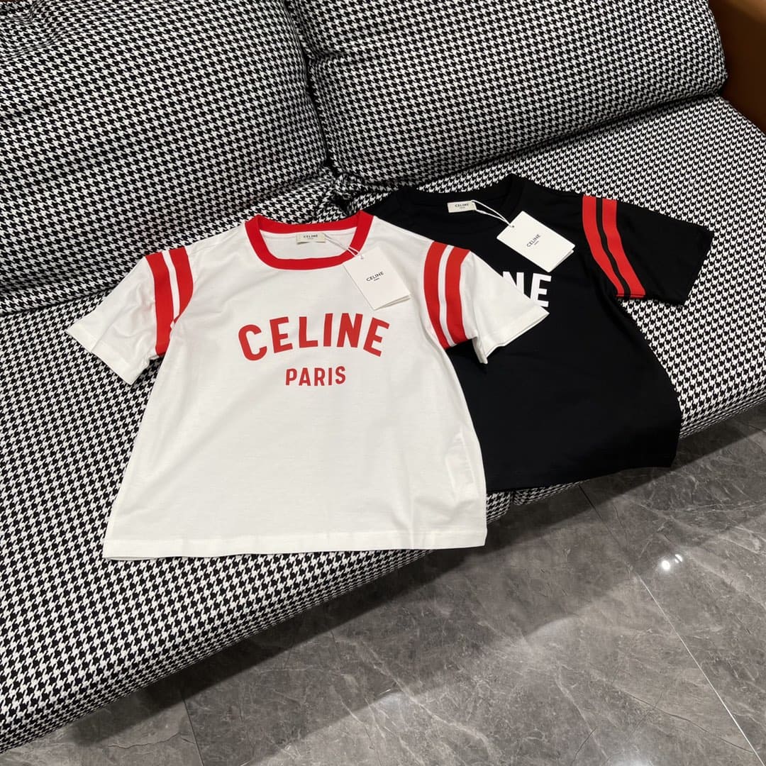 ÁO CELINE PARIS LOGO T SHIRT