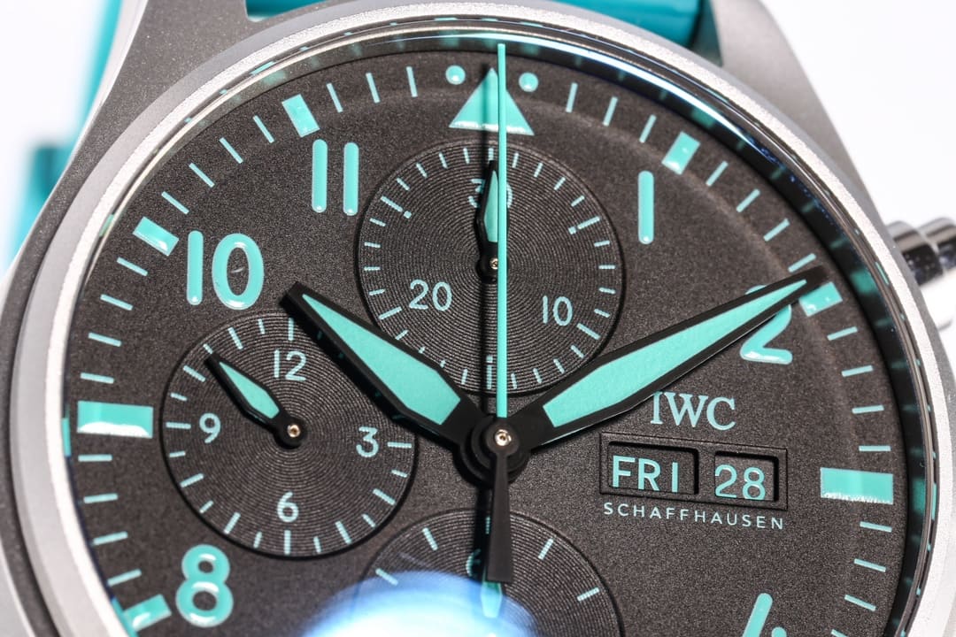 Đồng hồ IWC SCHAFFHAUSEN AMG MINT Automatic mặt số màu xám