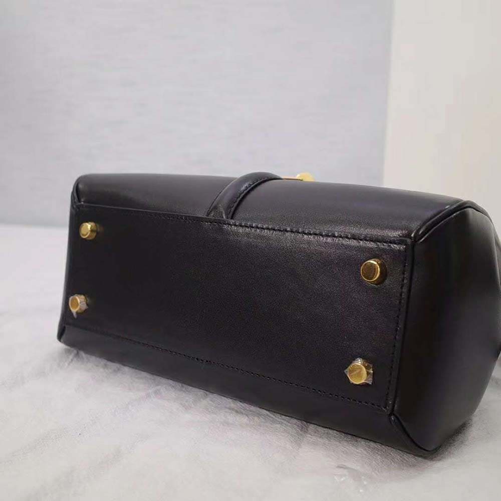 TÚI Celine Women Small 16 Bag in Satinated Calfskin-Black