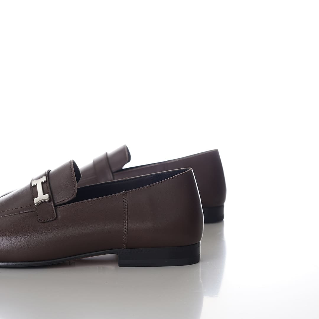 GIÀY HERMES GIOVANNI LOAFER BROWN AAA