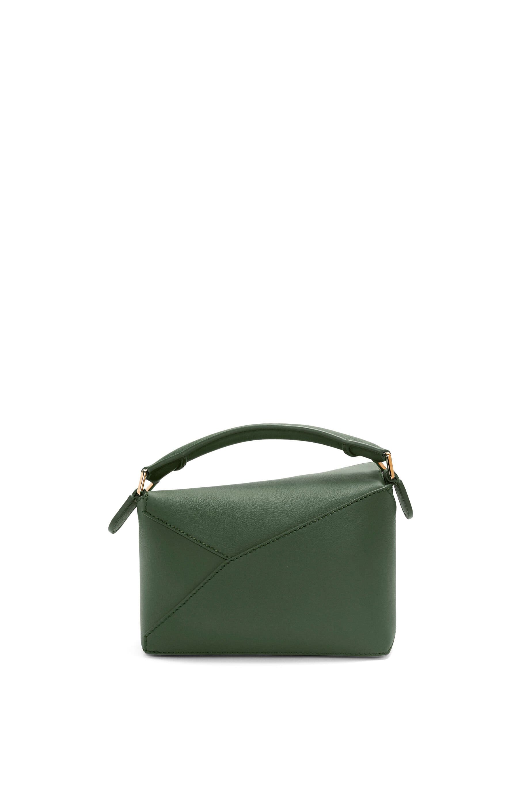 Túi LOEWE Mini Puzzle bag in classic calfskin green