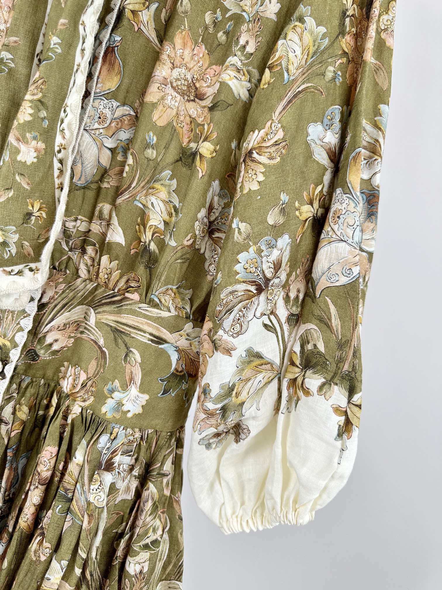 VÁY ZIMMERMANN Flower Mid Vintage Dress