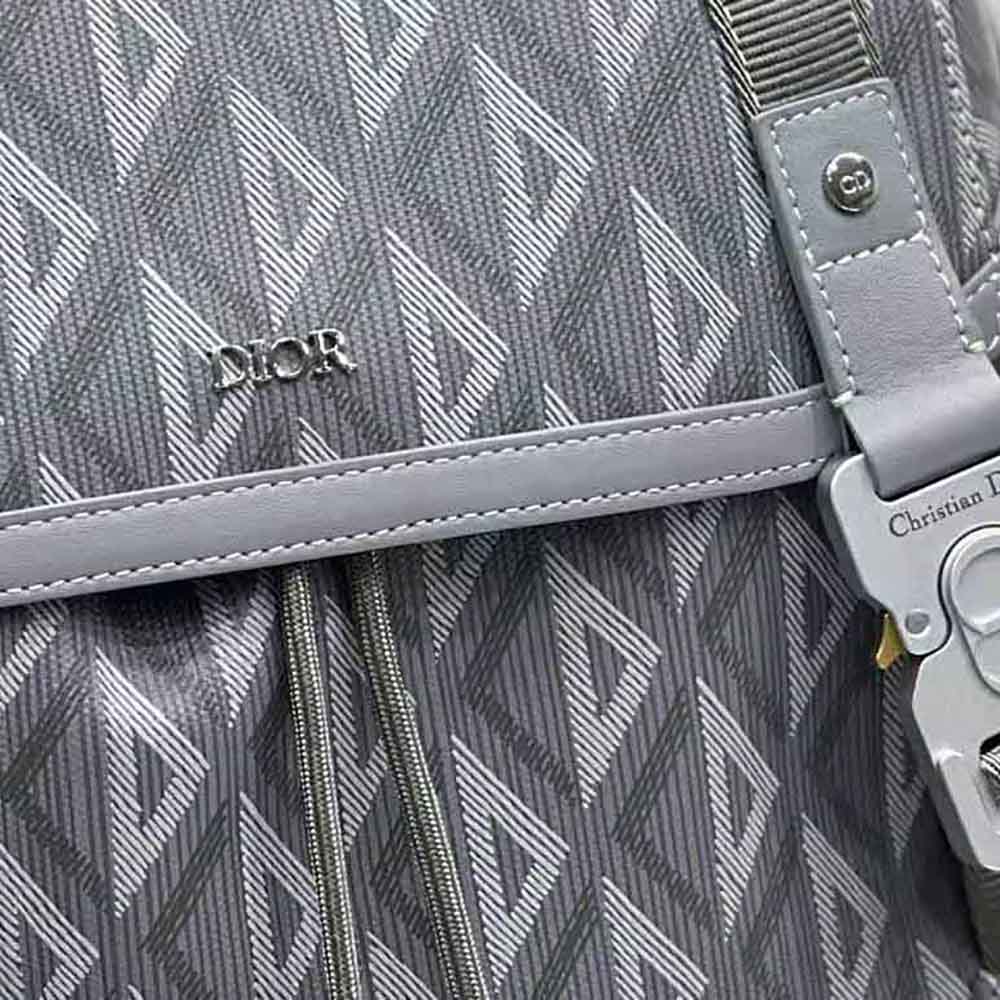BALO DIOR Hit the Road Backpack Dior Gray CD Diamond Canvas