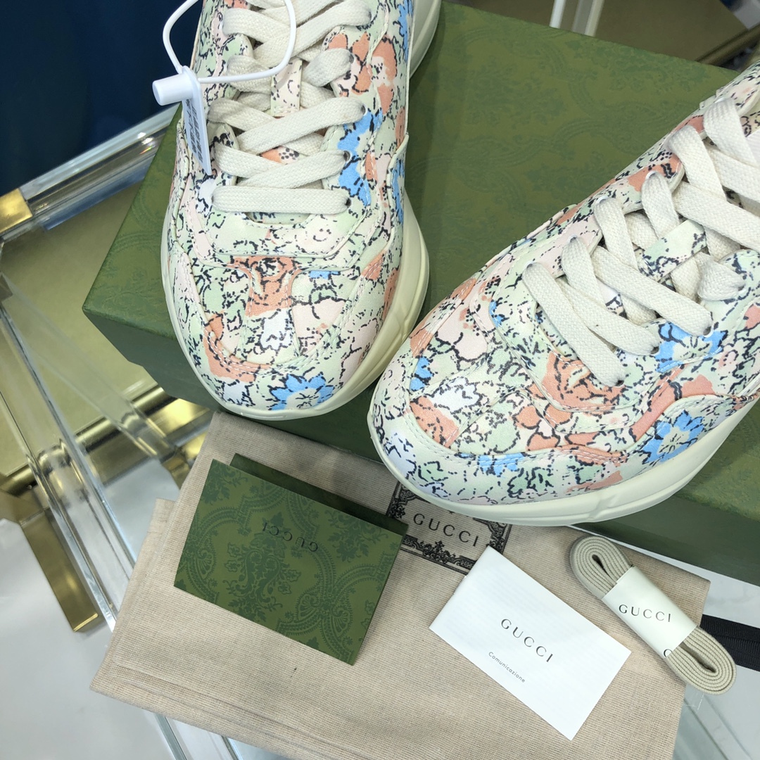 GIÀY GUCCI RHYTON GG ITALIA SNEAKERS SHOES UNISEX